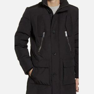 Karl Lagerfeld Mens Size Large Black Down Filled Parka